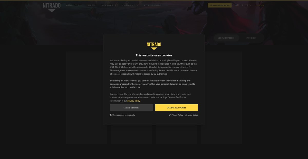 Nitrado Gameserver Screenshot