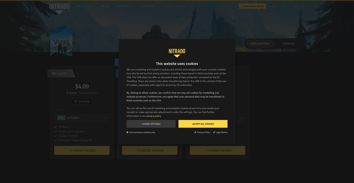 Nitrado Gameserver Screenshot