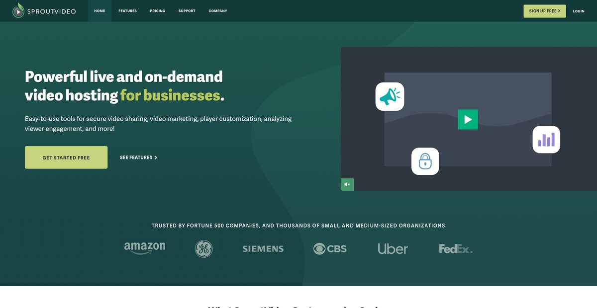 SproutVideo: Video Hosting and Live Streaming for Business Screenshot