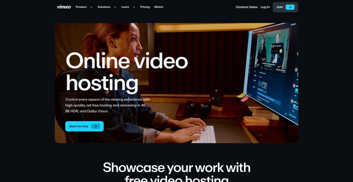 Free Online Video Hosting Platform Screenshot
