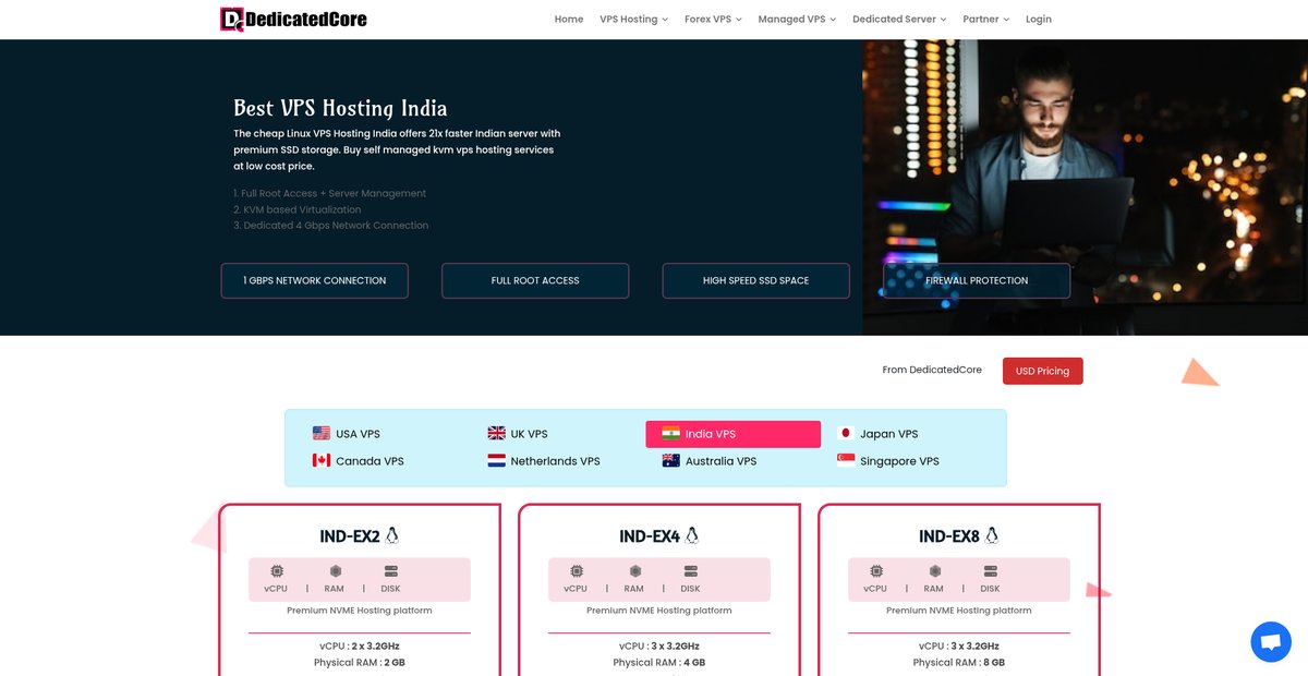 🇮🇳 Best VPS Hosting India Screenshot