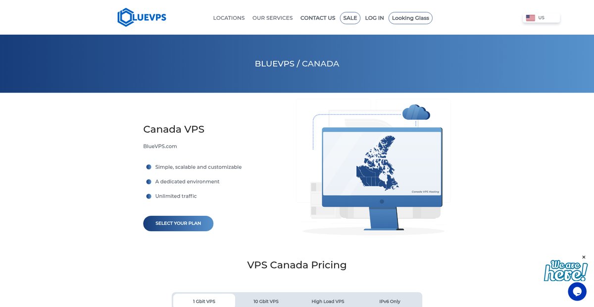VPS Canada Screenshot