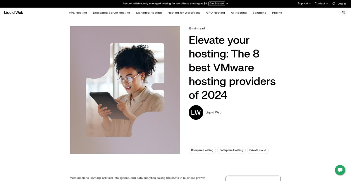 The 8 best VMware hosting providers of 2024 Screenshot