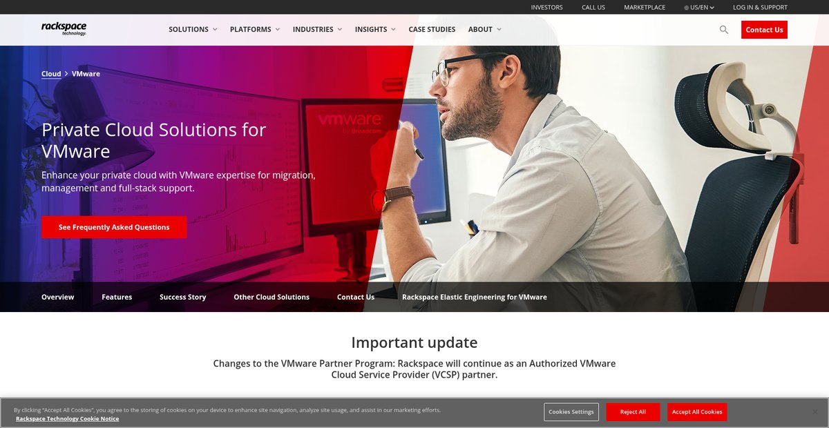 Private Cloud Solutions for VMware Screenshot