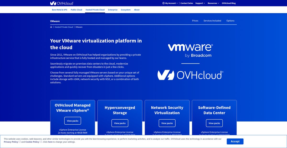 VMware® | Virtualization Platform Screenshot
