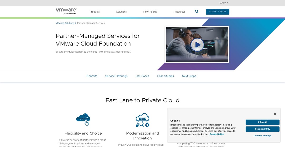 Partner-Managed Services for VMware Cloud Foundation Screenshot