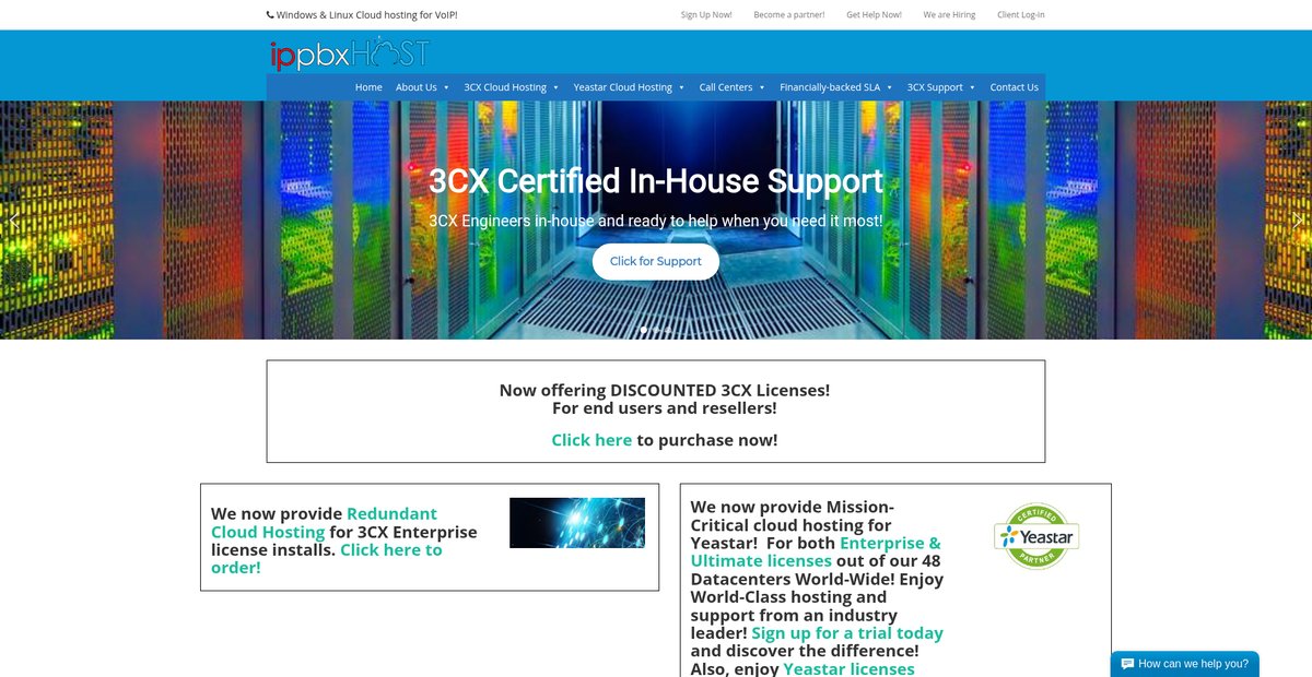 ippbxHOST - VoIP Cloud 3CX Hosting - 3CX Cloud Hosting - 3CX Cloud - 3CX Phone System Screenshot