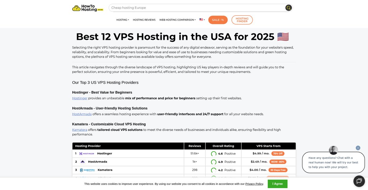 12 Best VPS Hosting in the USA for 2024 🇺🇸 Screenshot