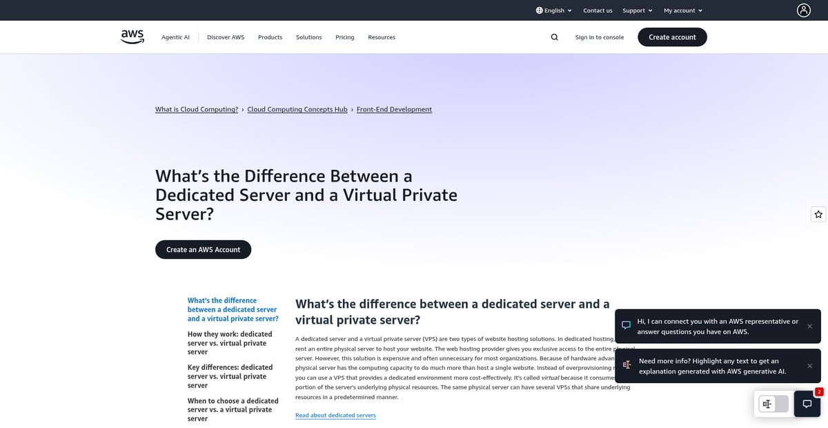 Dedicated Server vs VPS - Difference Between Hosting ... Screenshot