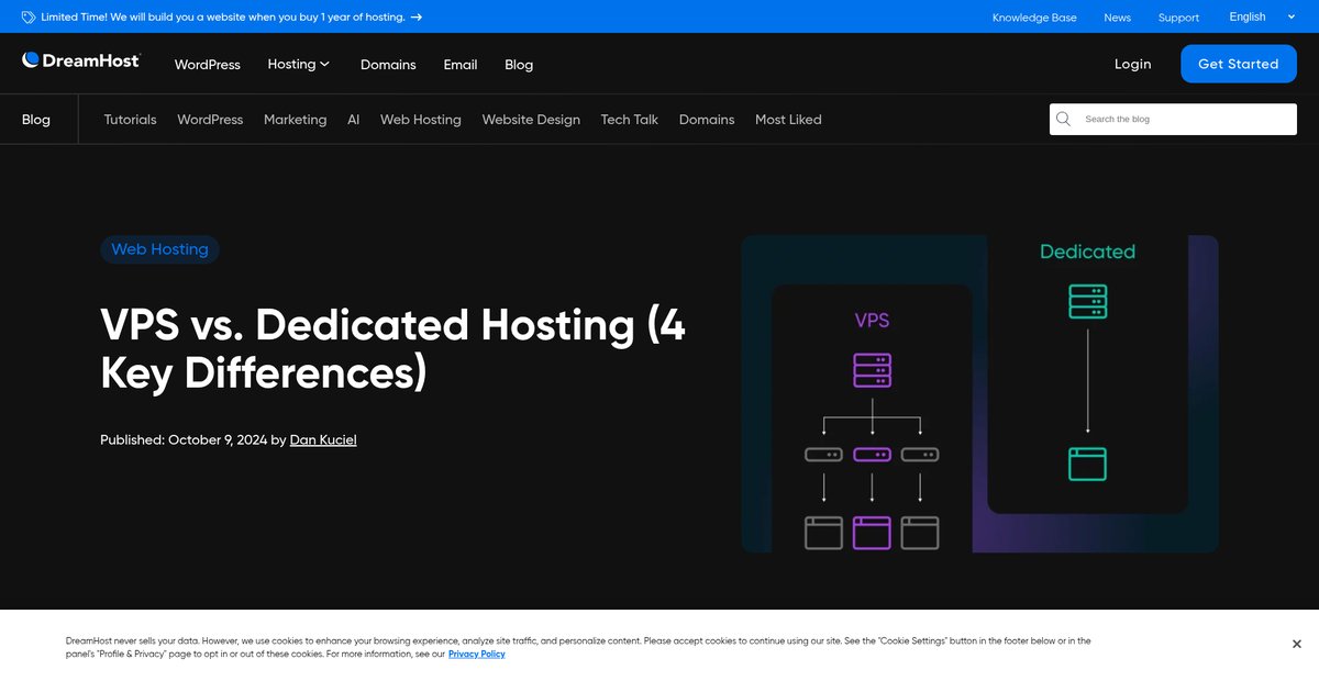 VPS vs. Dedicated Hosting (4 Key Differences) Screenshot