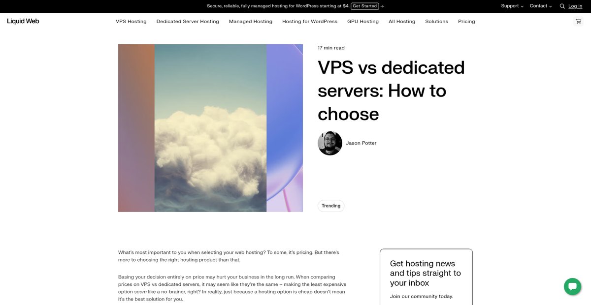 VPS vs Dedicated Servers: How to Choose Screenshot
