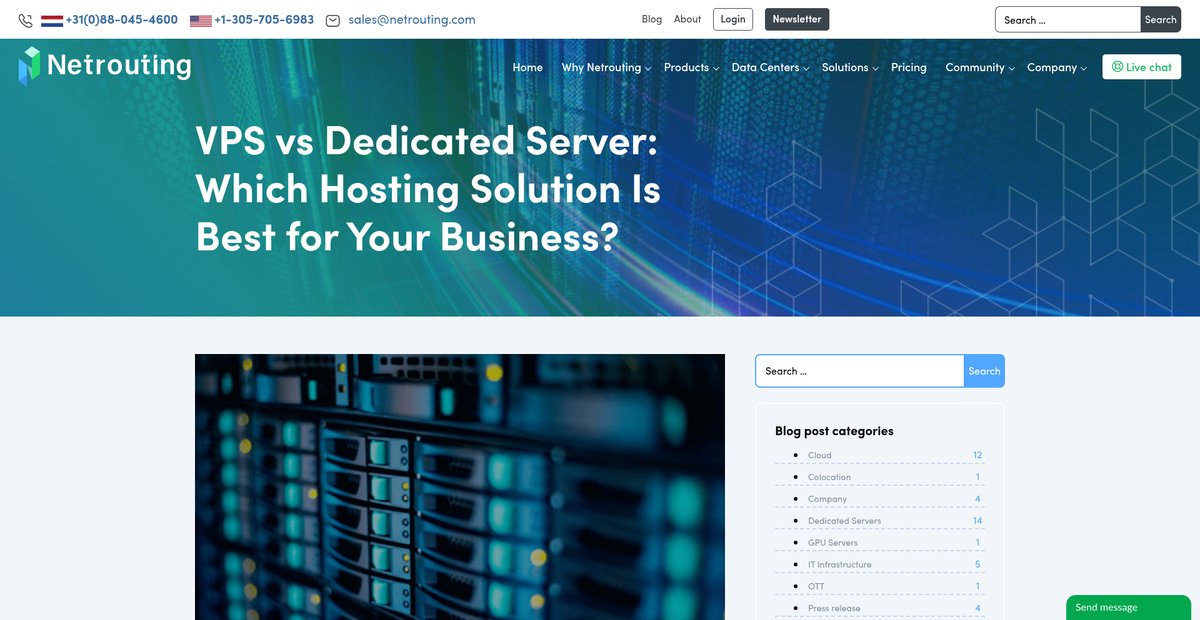 VPS vs Dedicated Server: Which Hosting Solution Is Best ... Screenshot
