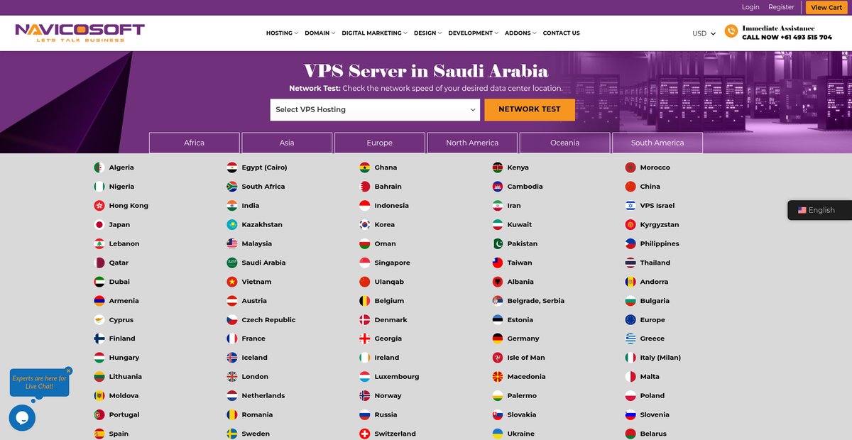 VPS Saudi Arabia: Affordable Fast BTC KSA VPS Hosting ... Screenshot