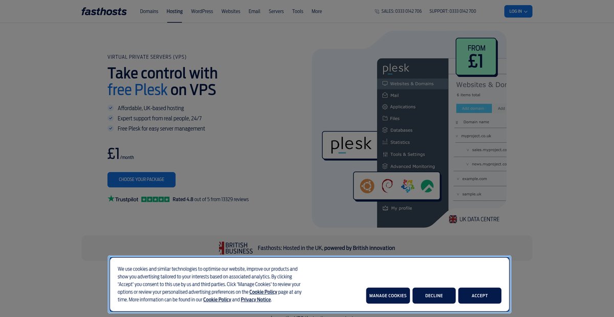 virtual private servers (vps) Screenshot