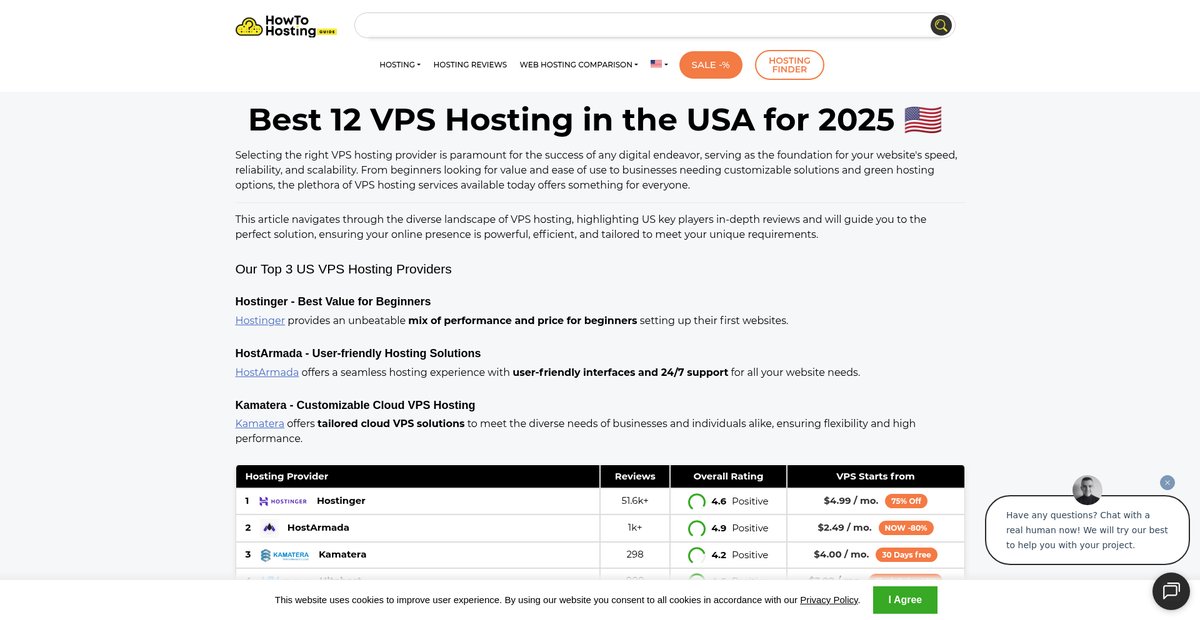 12 Best VPS Hosting in the USA for 2024 🇺🇸 Screenshot