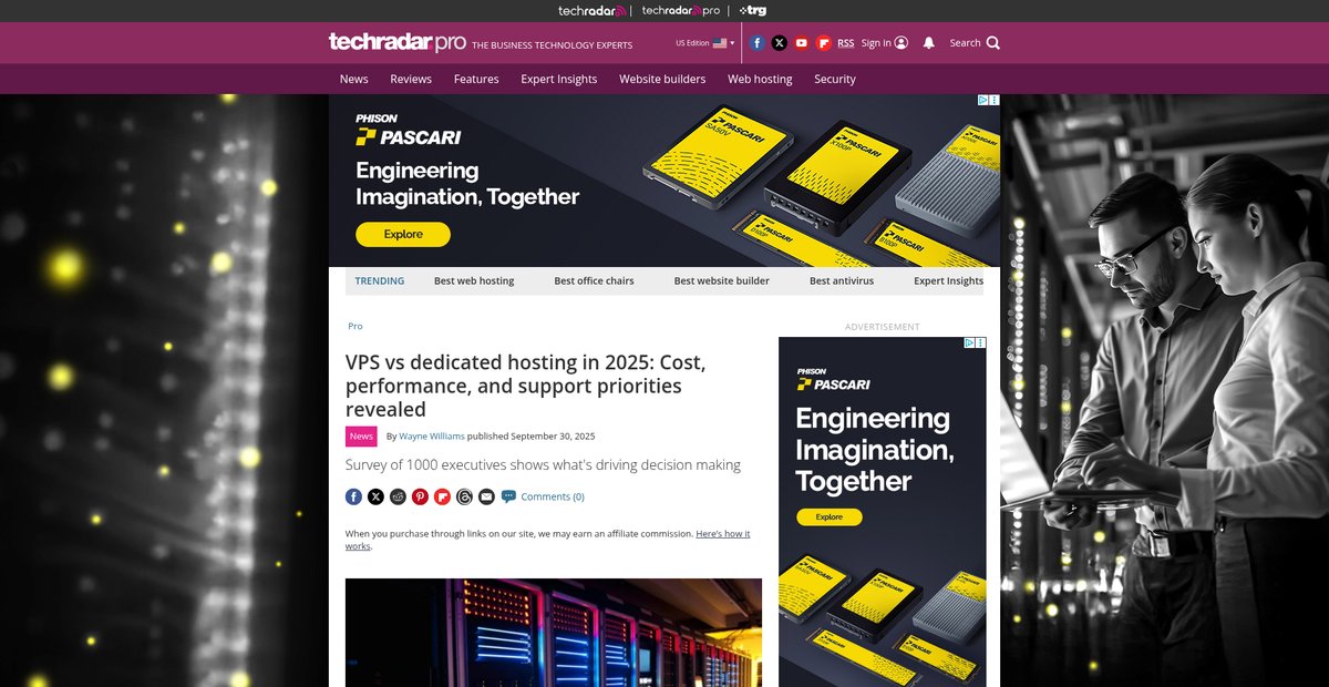VPS vs dedicated hosting in 2025: Cost, performance, and ... Screenshot