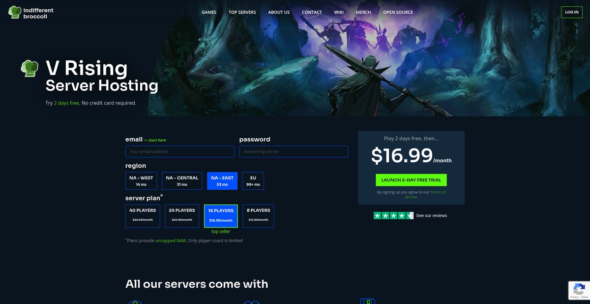V Rising Server Hosting Screenshot