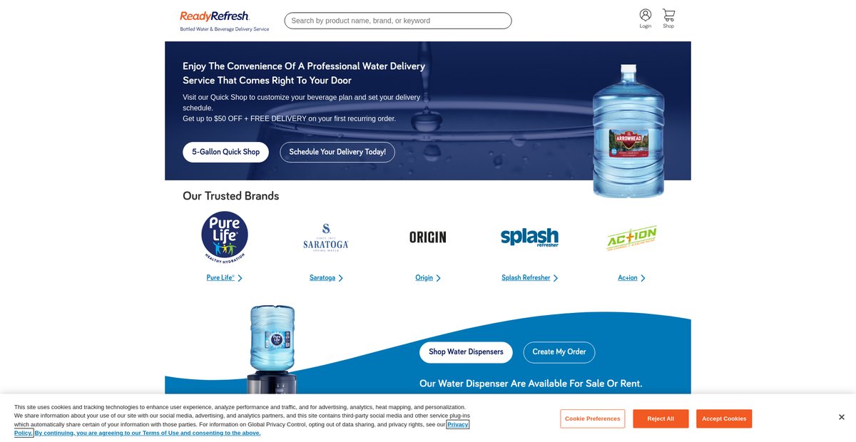 Water Dispensers & Bottled Water Delivery in Colorado ... Screenshot