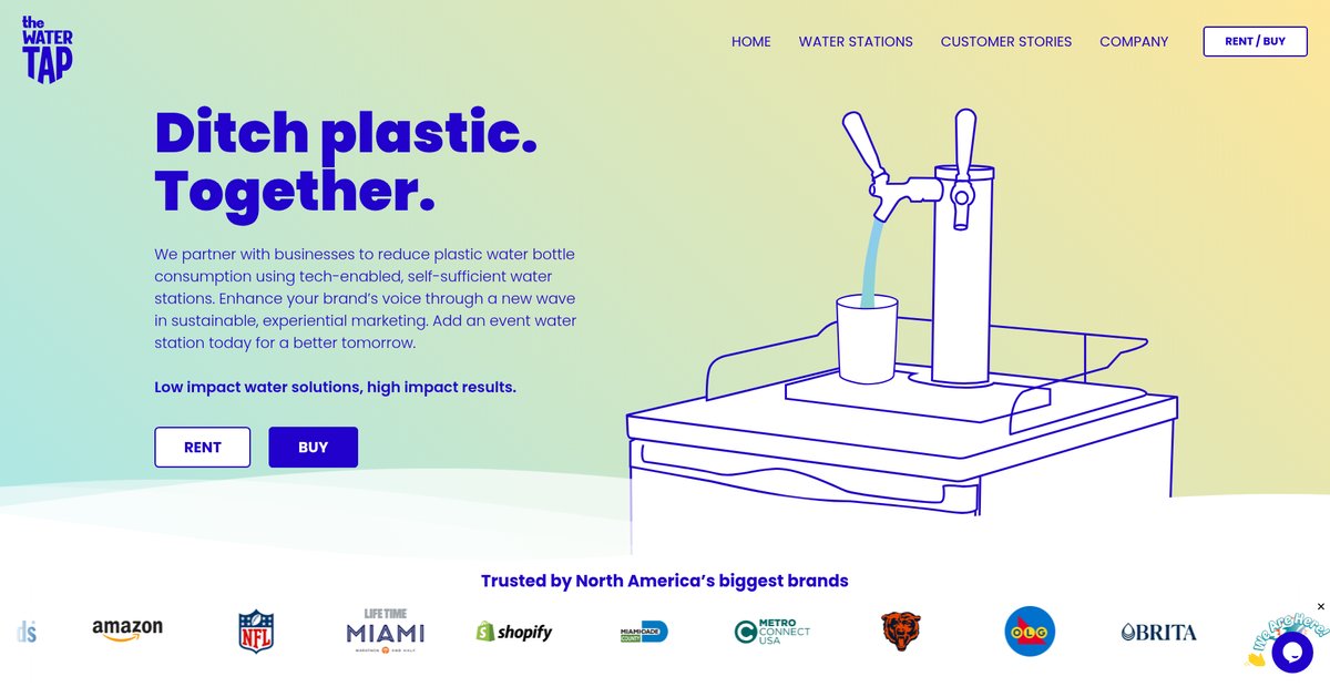 The Water Tap - We sell and rent mobile water stations Screenshot