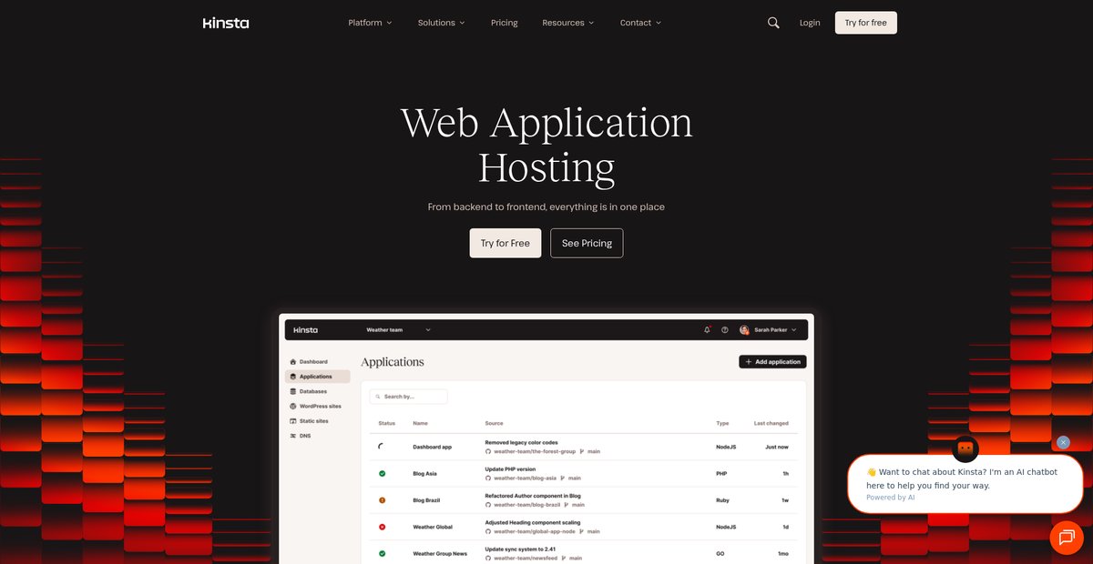 Web Application Hosting - Take Full Control of Your App Screenshot