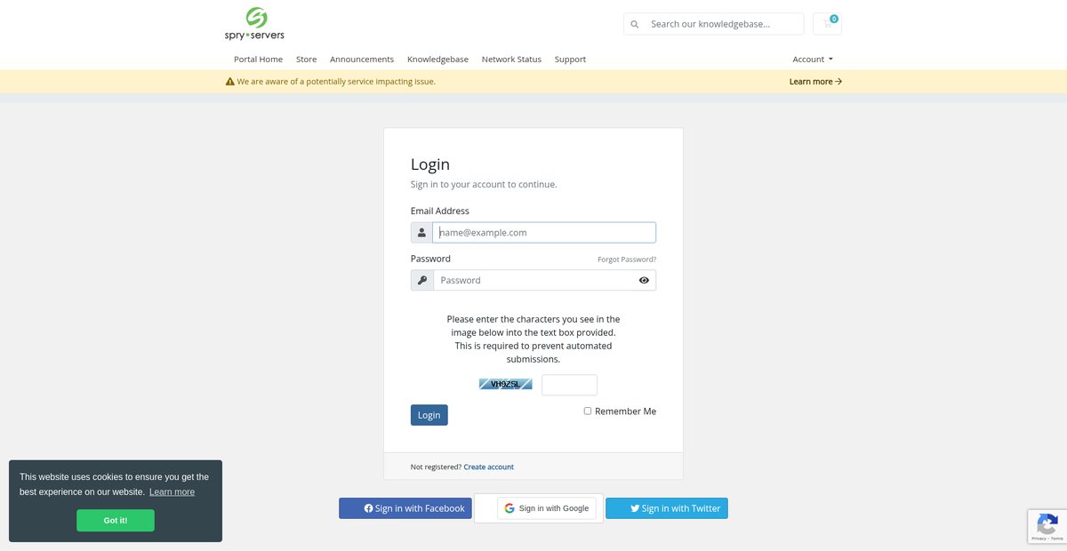 Blazing fast, reliable, secure web hosting | Spry Servers Screenshot