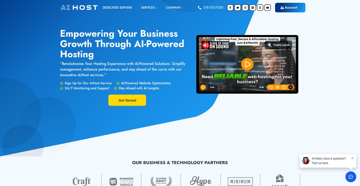 Web Hosting, Cloud, Colocation, and Dedicated Servers ... Screenshot