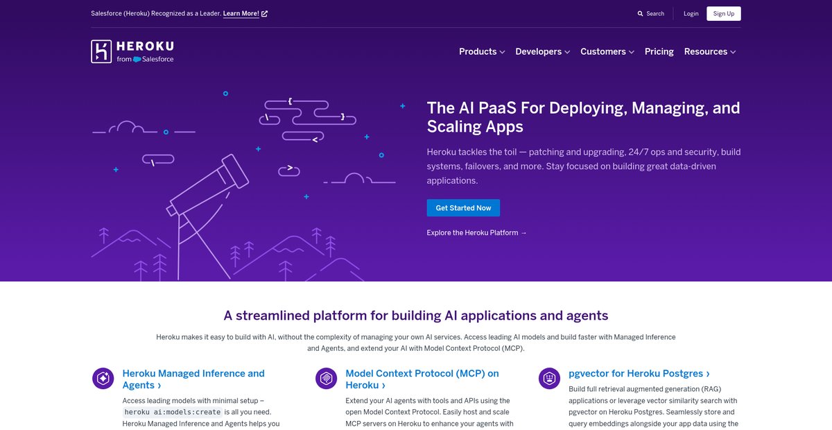 The AI PaaS for Deploying, Managing, and Scaling Apps Screenshot