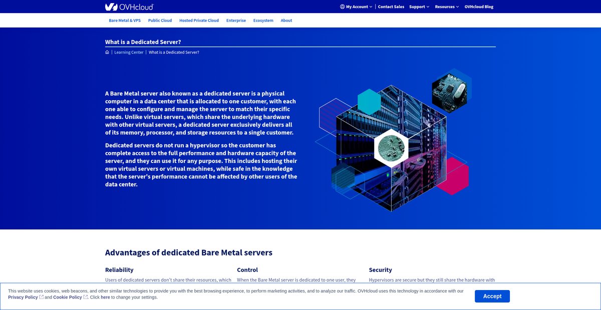 What is a Dedicated Server? Screenshot