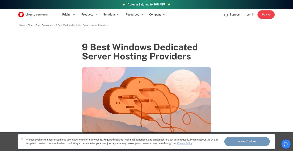 9 Best Windows Dedicated Server Hosting Providers Screenshot