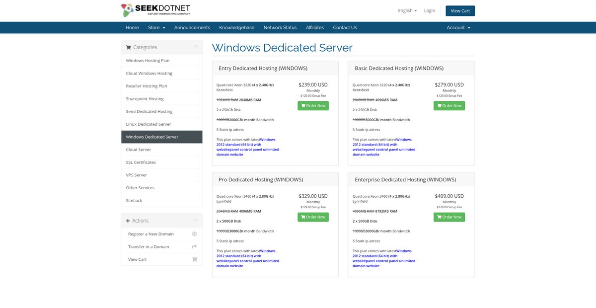 Shopping Cart - SeekDotNet.com (Microdata) Screenshot