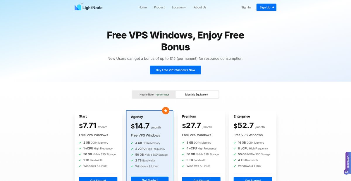Free VPS Windows, Enjoy Free Bonus Screenshot