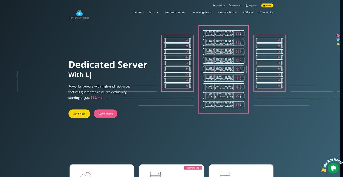 Portal Home - DedicatedHost Screenshot