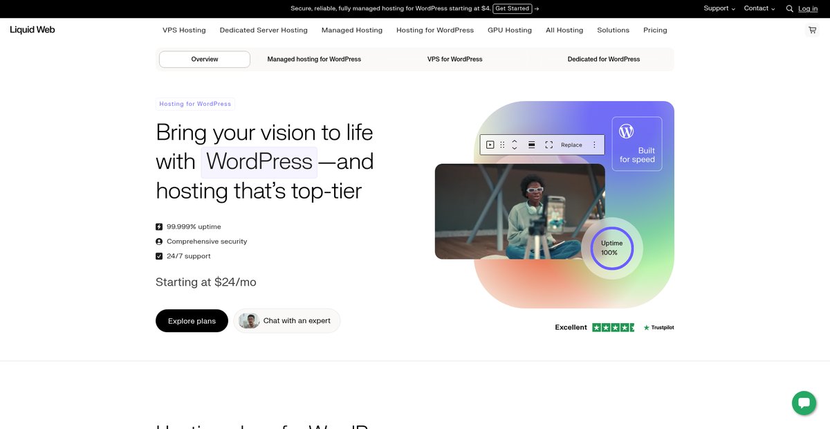 WordPress Hosting | Fastest, Most Reliable WordPress Hosting Screenshot