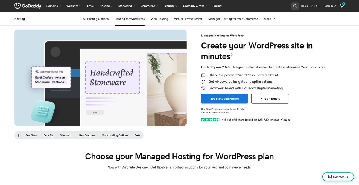 Managed Hosting for WordPress |Fast & Secure with AI ... Screenshot