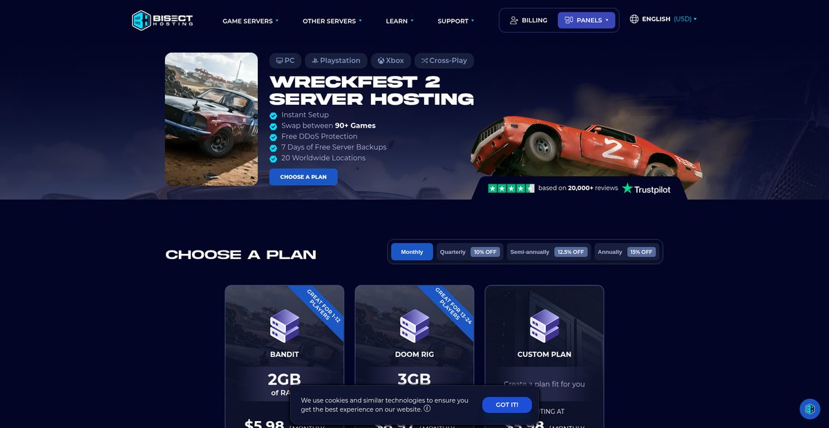 Wreckfest 2 Server Hosting Screenshot
