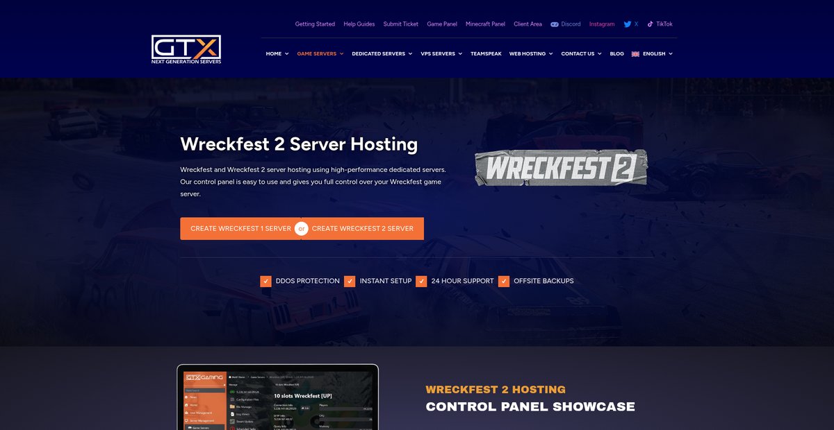Wreckfest 2 Server Hosting Screenshot
