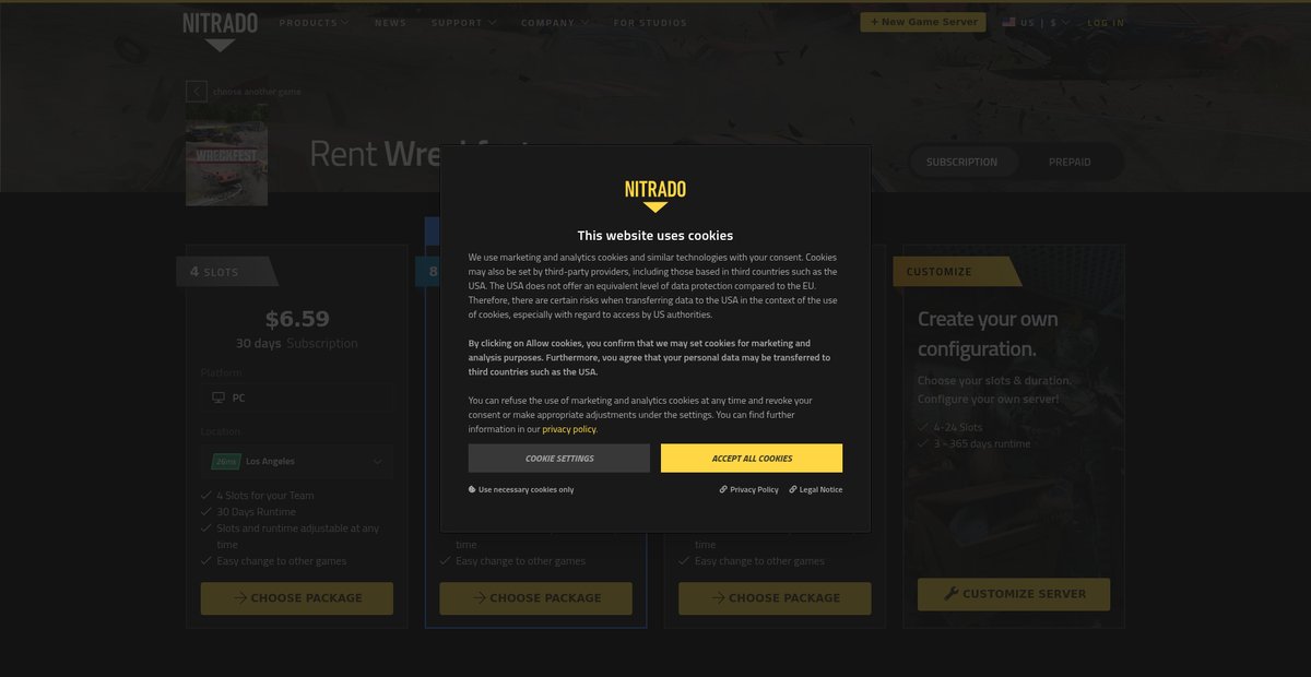 Wreckfest Server Hosting - affordable Screenshot