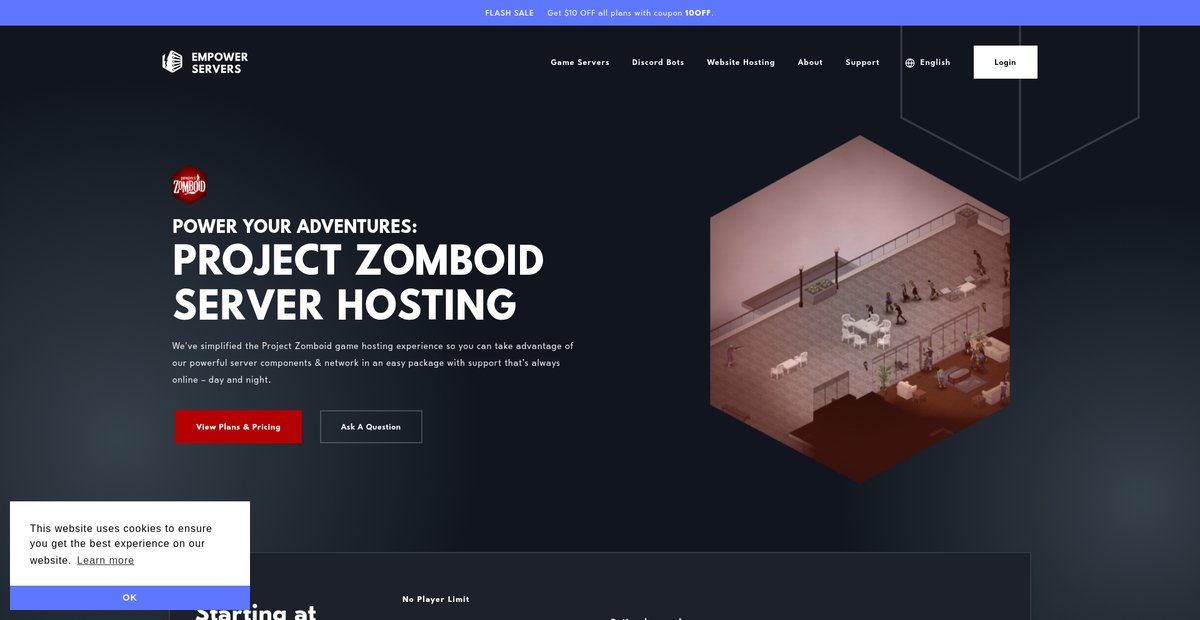 Project Zomboid Server Hosting for $9.99/month Screenshot