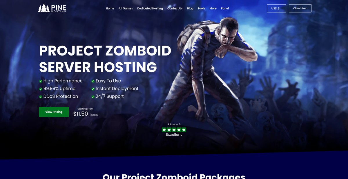 Project Zomboid Server Hosting Screenshot
